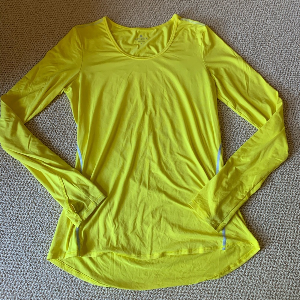 YELLOW ATHLETA TOP